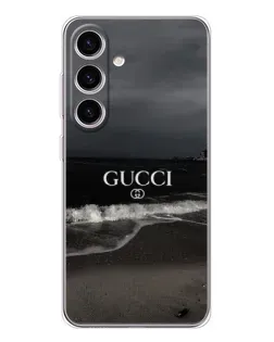 Чехол для Samsung Galaxy S26 с картинкой «Gucci — морской прибой» Чехол для Samsung Galaxy S26 с картинкой «Gucci — морской прибой»