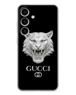Чехол для Samsung Galaxy S26 с картинкой «Gucci — серебряный лев» Чехол для Samsung Galaxy S26 с картинкой «Gucci — серебряный лев»