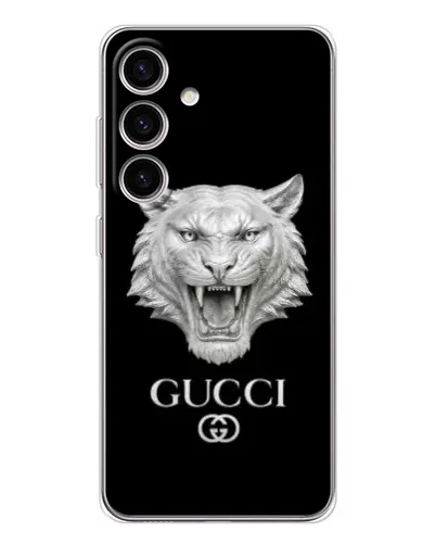 Чехол для Samsung Galaxy S26 с картинкой «Gucci — серебряный лев» Чехол для Samsung Galaxy S26 с картинкой «Gucci — серебряный лев»