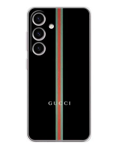 Чехол для Samsung Galaxy S26 с картинкой «Gucci — строгая линия» Чехол для Samsung Galaxy S26 с картинкой «Gucci — строгая линия»