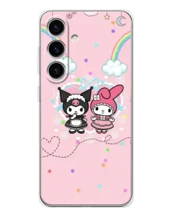 Чехол для Samsung Galaxy S26 с картинкой «My Melody и Kuromi» Чехол для Samsung Galaxy S26 с картинкой «My Melody и Kuromi»