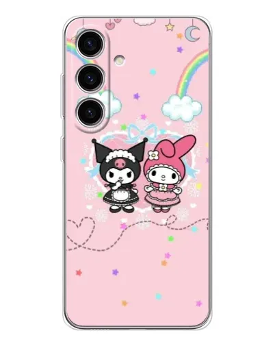 Чехол для Samsung Galaxy S26 с картинкой «My Melody и Kuromi» Чехол для Samsung Galaxy S26 с картинкой «My Melody и Kuromi»