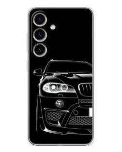 Чехол для Samsung Galaxy S26 с картинкой «Темный силуэт BMW»