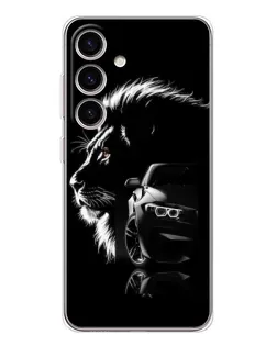 Чехол для Samsung Galaxy S26 с картинкой «BMW и лев»