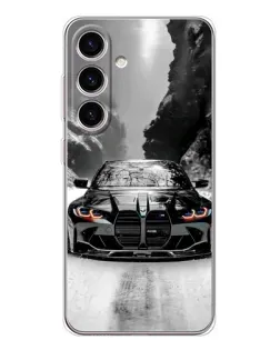 Чехол для Samsung Galaxy S26 с картинкой «BMW — акварельный дрифт»