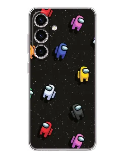 Чехол для Samsung Galaxy S26 с картинкой «Космический паттерн Among Us»