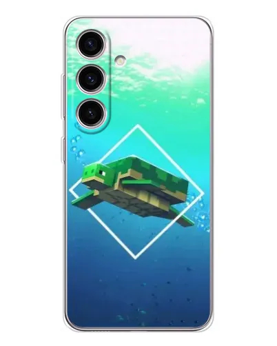 Чехол для Samsung Galaxy S26 с картинкой «Черепаха Minecraft» Чехол для Samsung Galaxy S26 с картинкой «Черепаха Minecraft»