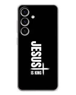 Чехол для Samsung Galaxy S26 с картинкой «Вертикаль веры Jesus»