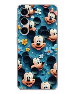 Чехол для Samsung Galaxy S26 с картинкой «Паттерн Микки и Минни»
