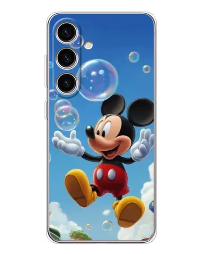 Чехол для Samsung Galaxy S26 с картинкой «Mickey и мыльные пузыри»