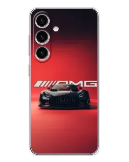 Чехол для Samsung Galaxy S26 с картинкой «Mercedes AMG — красная линия»