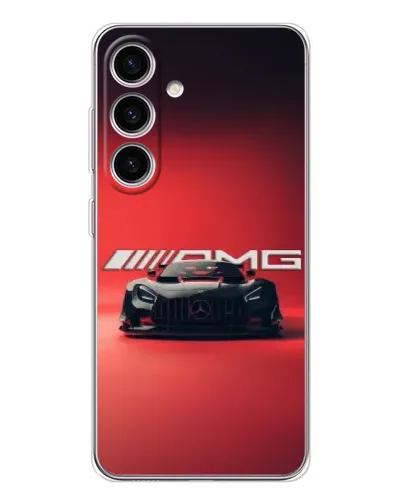 Чехол для Samsung Galaxy S26 с картинкой «Mercedes AMG — красная линия» Чехол для Samsung Galaxy S26 с картинкой «Mercedes AMG — красная линия»