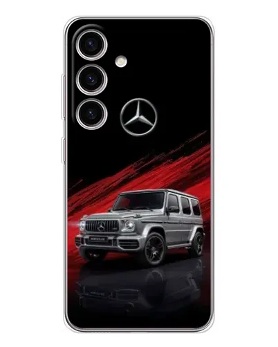 Чехол для Samsung Galaxy S26 с картинкой «Mercedes G-Class красный» Чехол для Samsung Galaxy S26 с картинкой «Mercedes G-Class красный»
