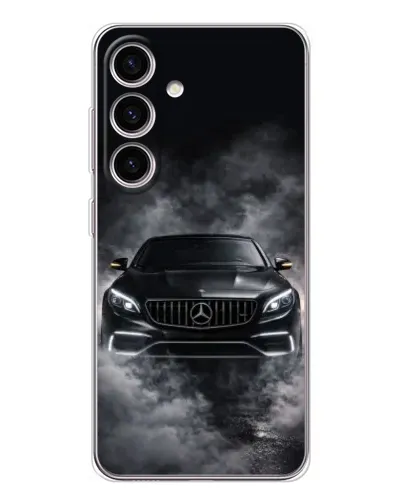Чехол для Samsung Galaxy S26 с картинкой «Mercedes в дыму» Чехол для Samsung Galaxy S26 с картинкой «Mercedes в дыму»