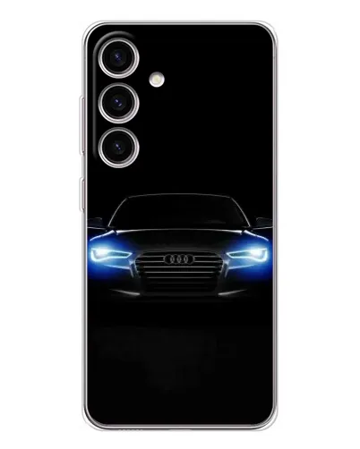 Чехол для Samsung Galaxy S26 с картинкой «Audi в неоне»