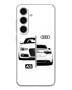 Чехол для Samsung Galaxy S26 с картинкой «Audi — контрастный дизайн» Чехол для Samsung Galaxy S26 с картинкой «Audi — контрастный дизайн»