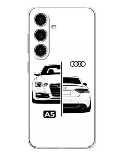 Чехол для Samsung Galaxy S26 с картинкой «Audi — контрастный дизайн»