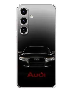 Чехол для Samsung Galaxy S26 с картинкой «Audi — градиентный контур» Чехол для Samsung Galaxy S26 с картинкой «Audi — градиентный контур»