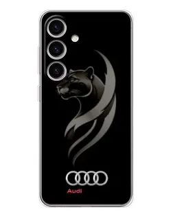 Чехол для Samsung Galaxy S26 с картинкой «Графика — пантера и Audi» Чехол для Samsung Galaxy S26 с картинкой «Графика — пантера и Audi»