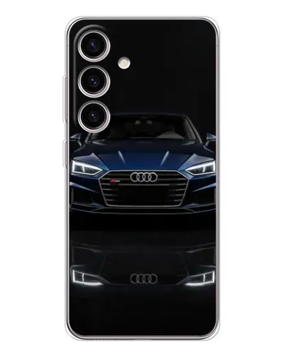 Чехол для Samsung Galaxy S26 с картинкой «Audi — ночное отражение»