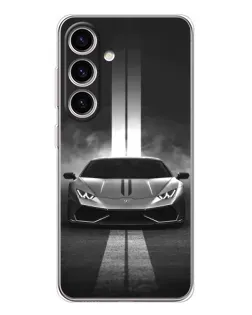Чехол для Samsung Galaxy S26 с картинкой «Lamborghini симметрия дорог» Чехол для Samsung Galaxy S26 с картинкой «Lamborghini симметрия дорог»