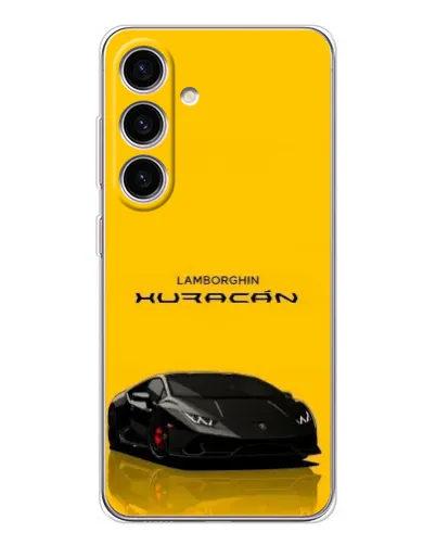 Чехол для Samsung Galaxy S26 с картинкой «Lamborghini Huracan черный»
