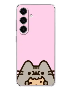 Чехол для Samsung Galaxy S26 с картинкой «Pusheen и печенье»