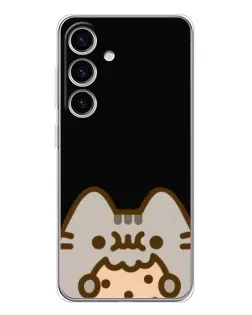 Чехол для Samsung Galaxy S26 с картинкой «Пушин на черном»