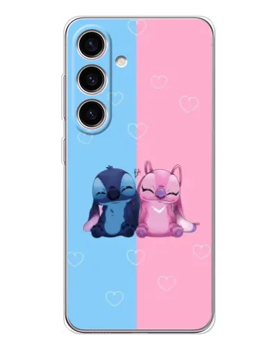 Чехол для Samsung Galaxy S26 с картинкой «Stitch и Angel Love» Чехол для Samsung Galaxy S26 с картинкой «Stitch и Angel Love»