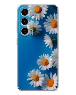 Чехол для Samsung Galaxy S26 с картинкой «Белоснежные маргаритки»