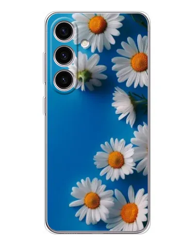 Чехол для Samsung Galaxy S26 с картинкой «Белоснежные маргаритки»