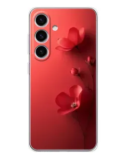 Чехол для Samsung Galaxy S26 с картинкой «Маковые соцветия»