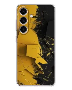 Чехол для Samsung Galaxy S26 с картинкой «Золотые осколки геометрии»