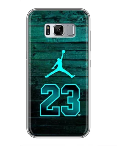 Чехол для Samsung Galaxy S8 Plus (G955) с картинкой «Jordan Cyan 23» Чехол для Samsung Galaxy S8 Plus (G955) с картинкой «Jordan Cyan 23»