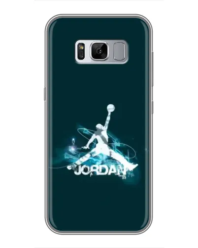 Чехол для Samsung Galaxy S8 Plus (G955) с картинкой «Jordan Blue Fire» Чехол для Samsung Galaxy S8 Plus (G955) с картинкой «Jordan Blue Fire»
