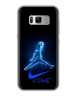 Чехол для Samsung Galaxy S8 Plus (G955) с картинкой «Jordan Neon Blue» Чехол для Samsung Galaxy S8 Plus (G955) с картинкой «Jordan Neon Blue»