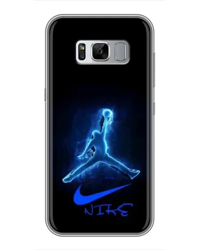 Чехол для Samsung Galaxy S8 Plus (G955) с картинкой «Jordan Neon Blue» Чехол для Samsung Galaxy S8 Plus (G955) с картинкой «Jordan Neon Blue»