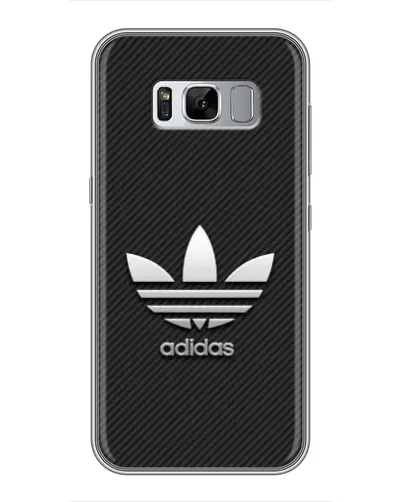 Чехол для Samsung Galaxy S8 Plus (G955) с картинкой «Adidas Карбоновая текстура»