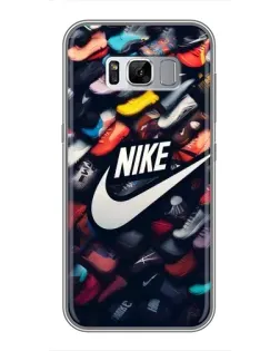 Чехол для Samsung Galaxy S8 Plus (G955) с картинкой «Коллекция кроссовок Nike» Чехол для Samsung Galaxy S8 Plus (G955) с картинкой «Коллекция кроссовок Nike»