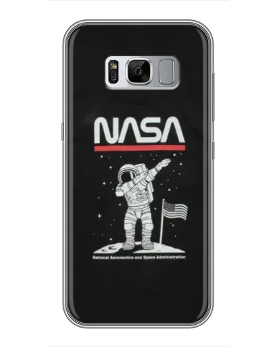Чехол для Samsung Galaxy S8 Plus (G955) с картинкой «NASA — шагаем по Луне» Чехол для Samsung Galaxy S8 Plus (G955) с картинкой «NASA — шагаем по Луне»