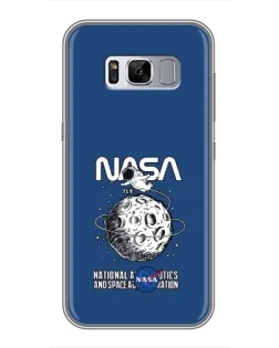 Чехол для Samsung Galaxy S8 Plus (G955) с картинкой «NASA — лунная миссия» Чехол для Samsung Galaxy S8 Plus (G955) с картинкой «NASA — лунная миссия»