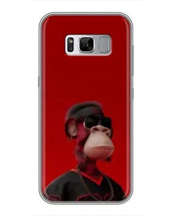 Чехол для Samsung Galaxy S8 Plus (G955) с картинкой «Bored Ape в красном» Чехол для Samsung Galaxy S8 Plus (G955) с картинкой «Bored Ape в красном»