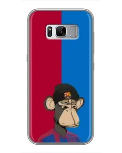 Чехол для Samsung Galaxy S8 Plus (G955) с картинкой «Bored Ape — фанат Барсы» Чехол для Samsung Galaxy S8 Plus (G955) с картинкой «Bored Ape — фанат Барсы»