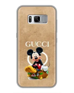 Чехол для Samsung Galaxy S8 Plus (G955) с картинкой «Микки Маус Gucci — крафт» Чехол для Samsung Galaxy S8 Plus (G955) с картинкой «Микки Маус Gucci — крафт»