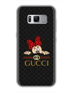 Чехол для Samsung Galaxy S8 Plus (G955) с картинкой «Минни Маус Gucci — черный» Чехол для Samsung Galaxy S8 Plus (G955) с картинкой «Минни Маус Gucci — черный»