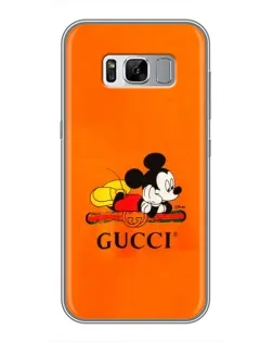 Чехол для Samsung Galaxy S8 Plus (G955) с картинкой «Микки Маус Gucci — оранж» Чехол для Samsung Galaxy S8 Plus (G955) с картинкой «Микки Маус Gucci — оранж»