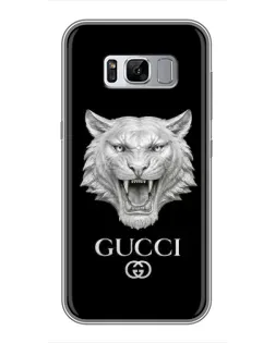 Чехол для Samsung Galaxy S8 Plus (G955) с картинкой «Gucci — серебряный лев» Чехол для Samsung Galaxy S8 Plus (G955) с картинкой «Gucci — серебряный лев»