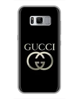 Чехол для Samsung Galaxy S8 Plus (G955) с картинкой «Gucci — золото на черном» Чехол для Samsung Galaxy S8 Plus (G955) с картинкой «Gucci — золото на черном»