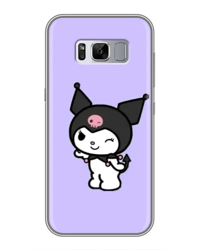 Чехол для Samsung Galaxy S8 Plus (G955) с картинкой «Классическая Kuromi» Чехол для Samsung Galaxy S8 Plus (G955) с картинкой «Классическая Kuromi»
