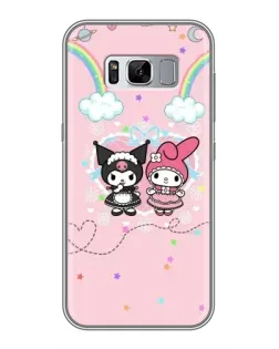 Чехол для Samsung Galaxy S8 Plus (G955) с картинкой «My Melody и Kuromi» Чехол для Samsung Galaxy S8 Plus (G955) с картинкой «My Melody и Kuromi»